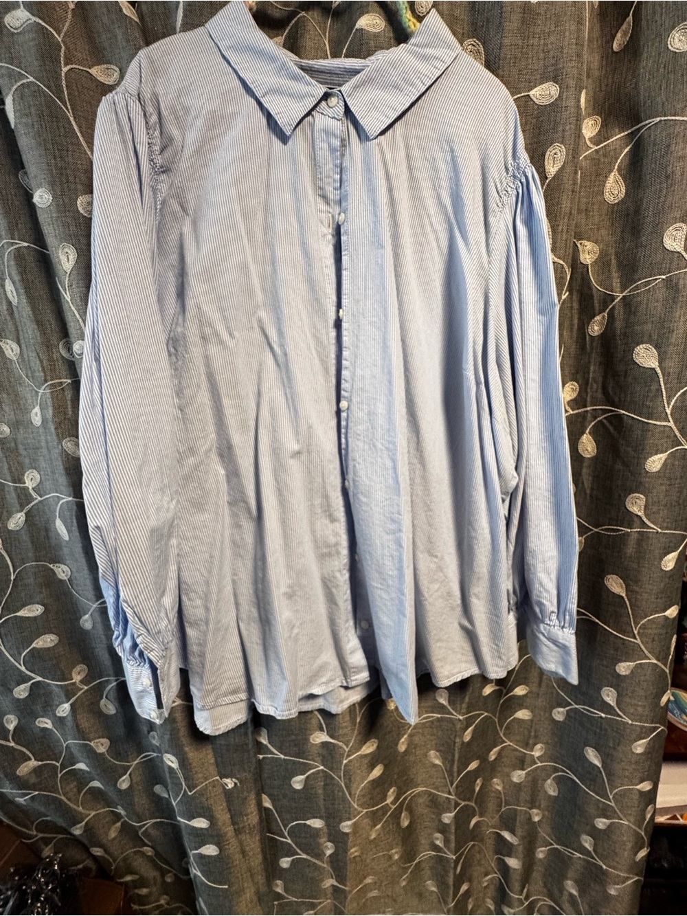 Light Blue Men's Button-Up Shirt